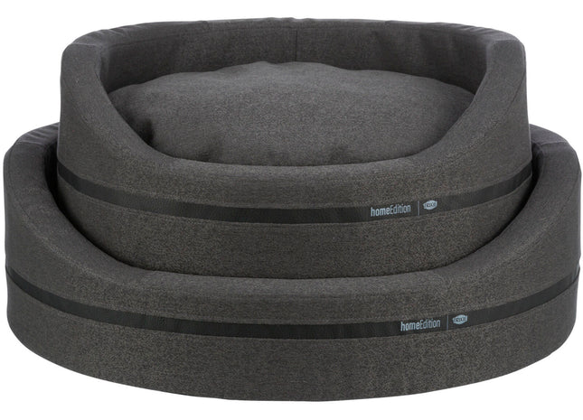 Trixie Bett CityStyle oval dunkelgrau, 65×55cm