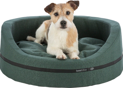Trixie Bett CityStyle oval dunkelgrün - Hundebett klein