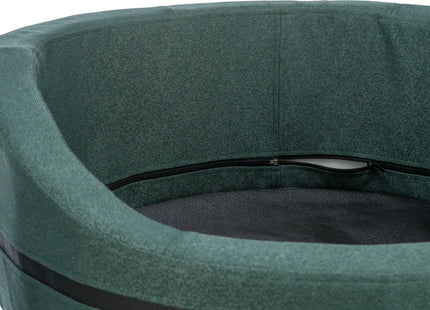 Trixie Bett CityStyle oval dunkelgrün - Hundebett klein