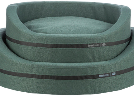 Trixie Bett CityStyle oval dunkelgrün - Hundebett klein