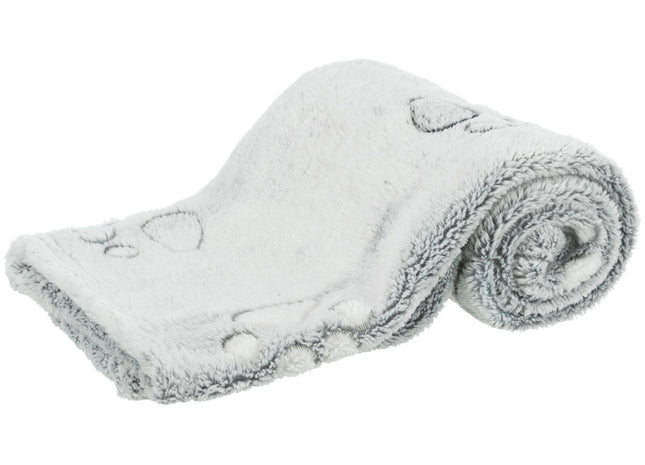 Trixie Decke Nando - Softfleece, hellgrau, 75×50 cm