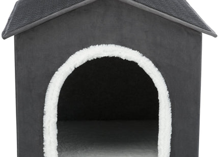 Trixie Höhle Livia – Haustierhöhle dunkelgrau/weiss