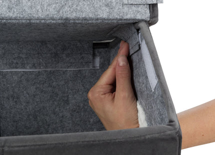 Trixie Höhle Livia – Haustierhöhle dunkelgrau/weiss