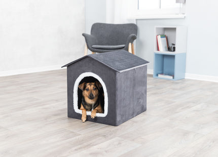 Trixie Höhle Livia – Haustierhöhle dunkelgrau/weiss