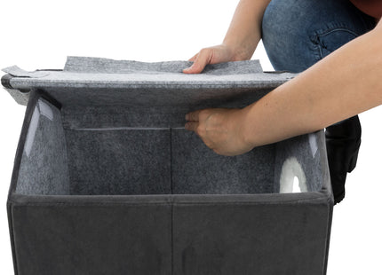 Trixie Höhle Livia – Haustierhöhle dunkelgrau/weiss