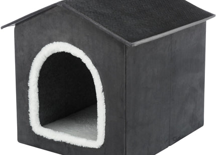 Trixie Höhle Livia – Haustierhöhle dunkelgrau/weiss