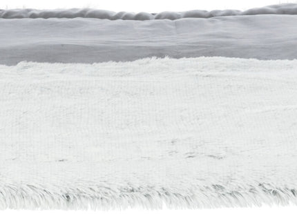 Trixie Liegematte Harvey - weich, weiss-schwarz-grau, 75x55cm