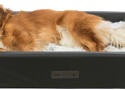 Trixie Liegematte Harvey - weich, weiss-schwarz-grau, 75x55cm