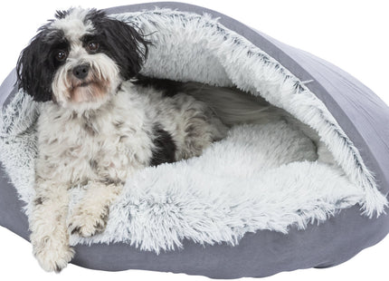 Trixie Höhlenbett Harvey - rund, grau/weiss/schwarz