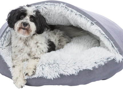 Trixie Höhlenbett Harvey - rund, grau/weiss/schwarz