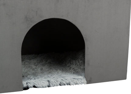 Trixie Höhle Harvey - Haustierhöhle Grau/Weiss/Schwarz