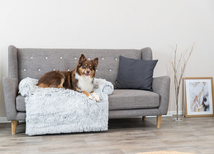 Trixie Polster-Schondecke Harvey - Hundedecke weiss-schwarz 80x130cm