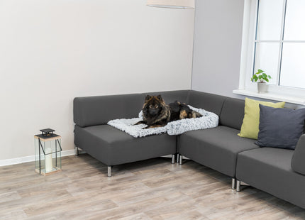 Trixie Polster-Schondecke Harvey - Hundedecke weiss-schwarz 80x130cm