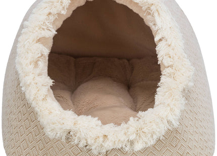 Trixie Höhle Boho - Kuschelhöhle beige 35x26x41cm