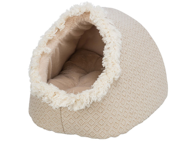 Trixie Höhle Boho - Kuschelhöhle beige 35x26x41cm