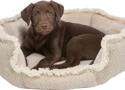 Trixie Bett Boho - sechseckig, beige, 50×50cm