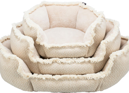 Trixie Bett Boho - sechseckig, beige, 50×50cm