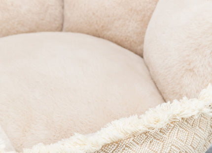 Trixie Bett Boho - sechseckig, beige, 50×50cm