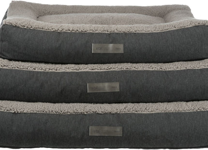 Trixie Vital Kissen Bendson - eckiges Hundekissen dunkelgrau/hellgrau