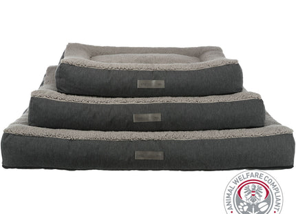 Trixie Vital Kissen Bendson - eckiges Hundekissen dunkelgrau/hellgrau