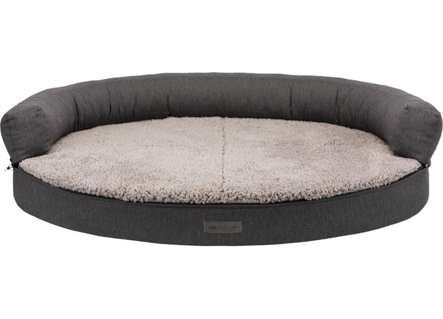 Trixie Vital Sofa Bendson - Hundesofa, dunkelgrau/hellgrau oval