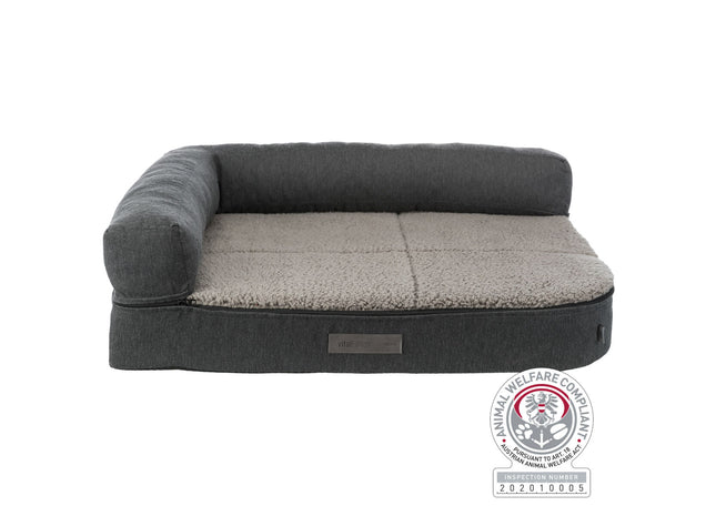 Trixie Vital Sofa Bendson – Hundesofa dunkelgrau/hellgrau