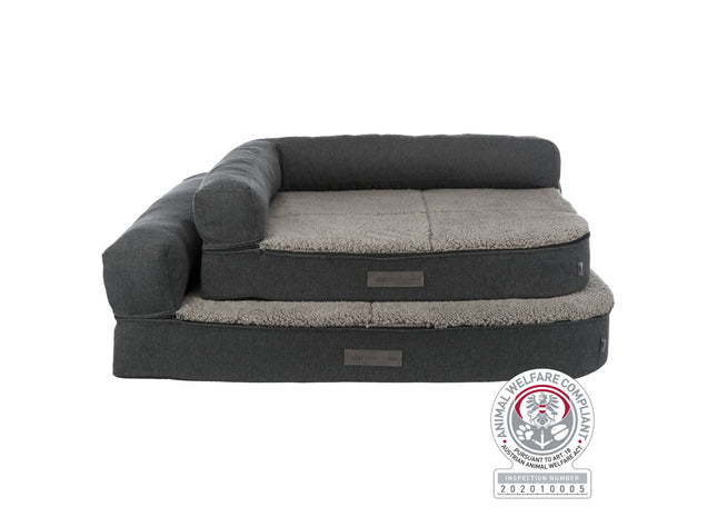 Trixie Vital Sofa Bendson – Hundesofa dunkelgrau/hellgrau