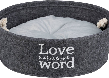 Trixie Bett Lian - Hundebett grau ø37cm