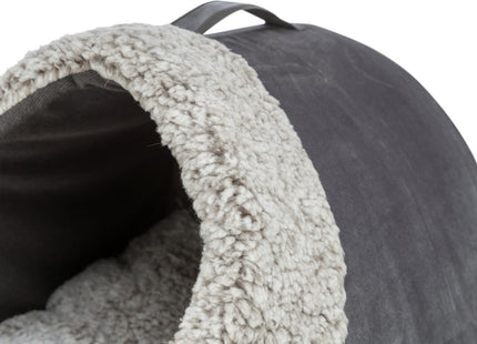 Trixie Höhle Calida - Kuschelhöhle grau/weiss/schwarz