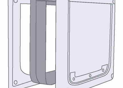 Kuscheliges Tunnel-Element für Katzen in Weiss von Trixie