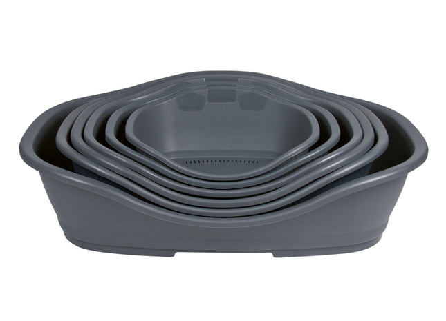 Trixie Sleeper Kunststoffbett – grau, Grösse 1