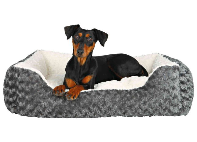Trixie Bett Kaline – Hundebett grau/creme 65x50cm