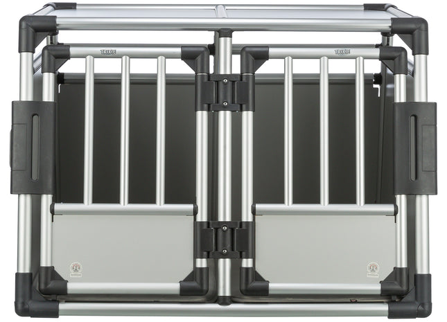 Trixie Doppel-Transportkäfig - Aluminium, 95x64x88 cm