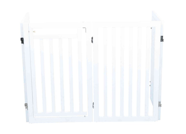 Trixie Hunde-Absperrgitter 4-teilig mit Tür