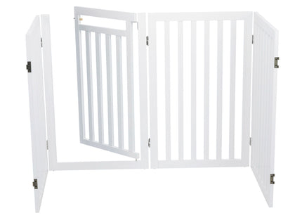 Trixie Hunde-Absperrgitter 4-teilig mit Tür