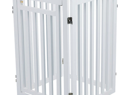 Trixie Hunde-Absperrgitter 4-teilig mit Tür