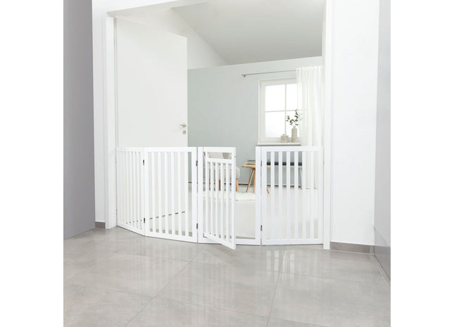 Trixie Hunde-Absperrgitter 4-teilig mit Tür