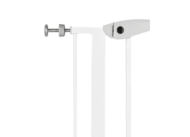 Trixie Hundeabsperrgitter - Metall, weiss, 75-85×76cm