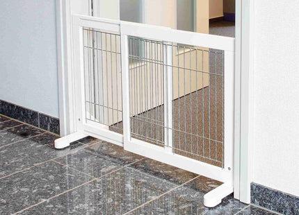 Trixie Hunde-Absperrgitter weiss, 65-108 cm breit