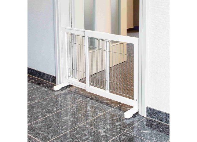 Trixie Hunde-Absperrgitter weiss, 65-108 cm breit