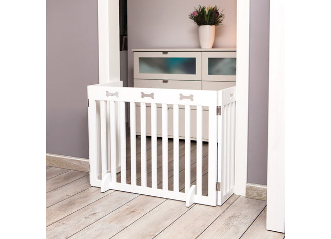 Trixie Hunde-Absperrgitter 3-teilig weiss