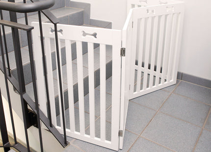 Trixie Hunde-Absperrgitter 4-teilig weiss