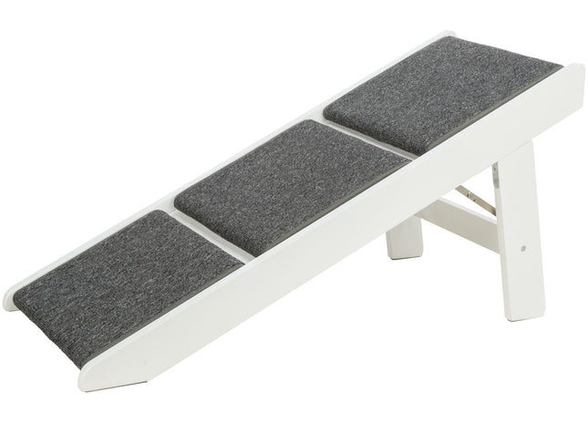 Trixie Rampe - ausklappbare Stufen, MDF, weiss