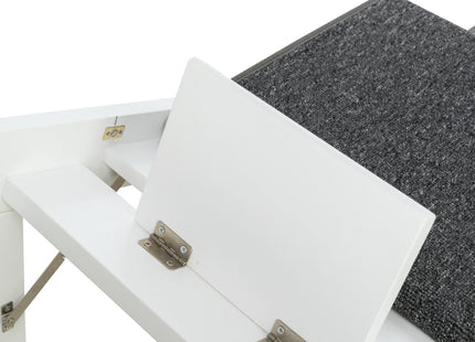 Trixie Rampe - ausklappbare Stufen, MDF, weiss