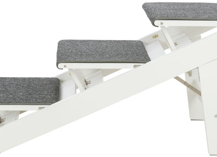 Trixie Rampe - ausklappbare Stufen, MDF, weiss