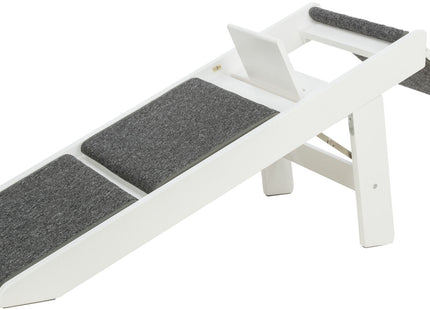 Trixie Rampe - ausklappbare Stufen, MDF, weiss