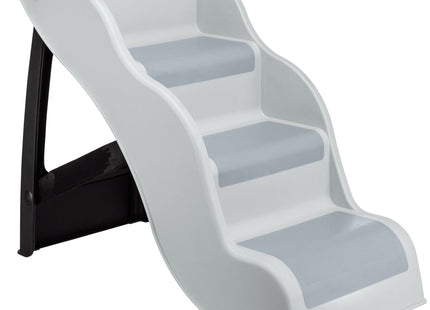Trixie Treppe - Kunststoff, hellgrau, 34x39x54 cm