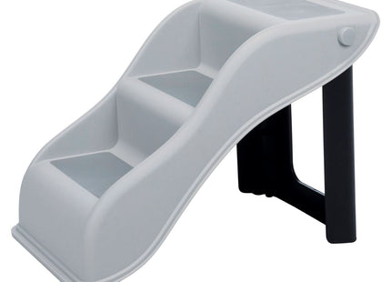 Trixie Treppe - Kunststoff, hellgrau, 34x39x54 cm