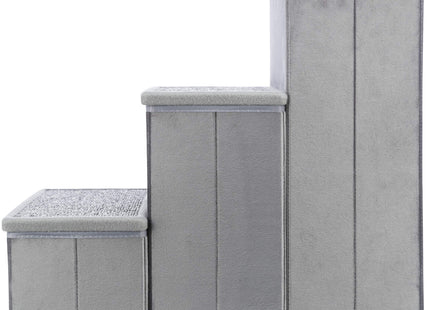 Trixie Treppe mit Stauraum - grau, 34x45x50cm