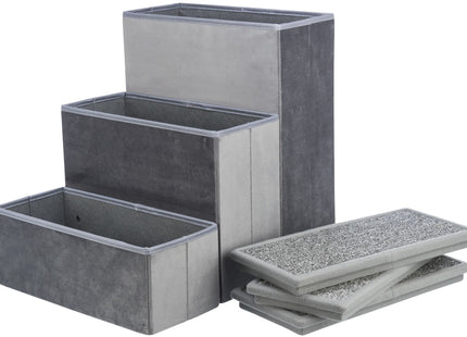 Trixie Treppe mit Stauraum - grau, 34x45x50cm